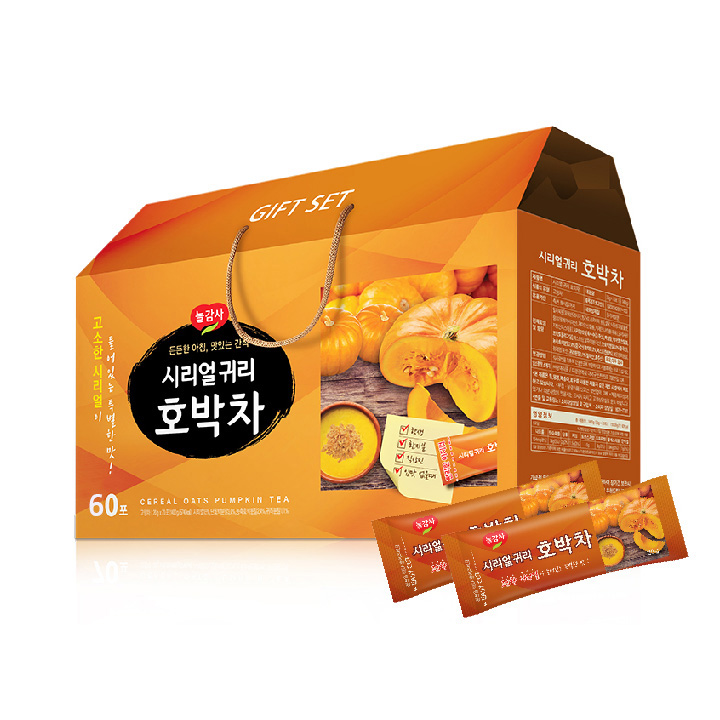 광야식품 시리얼귀리 호박차 60스틱 : 담터다방
