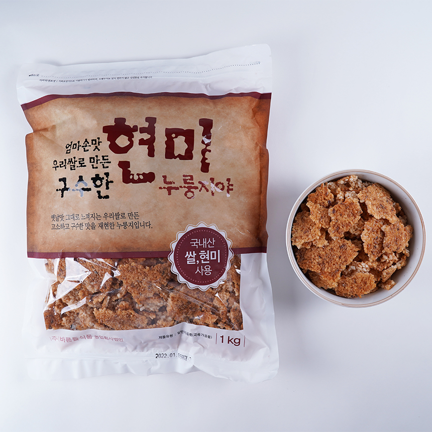 현미 보리 누룽지 가마솥 누룽지 튀김 설탕 1kg : 리얼파머스