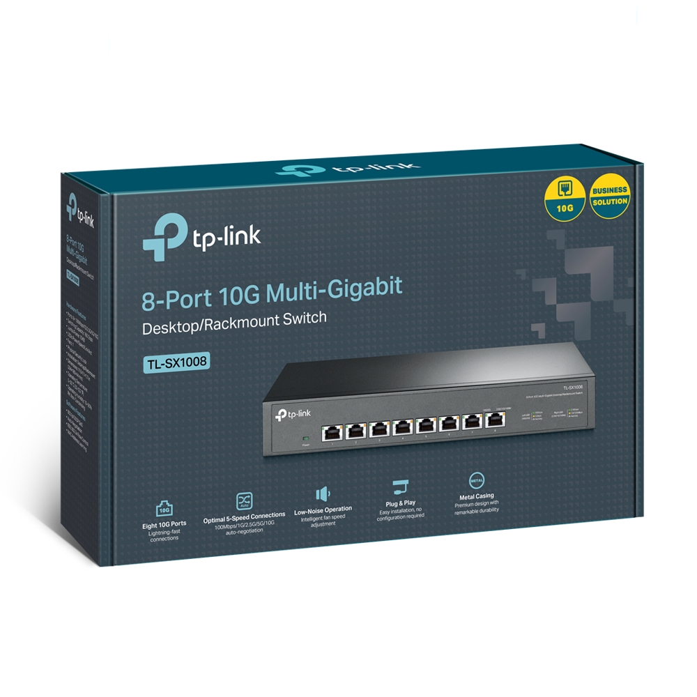 티피링크 TL-SX1008 스위칭허브 10기가 허브 10G 8포트허브 : 세이프네트워크
