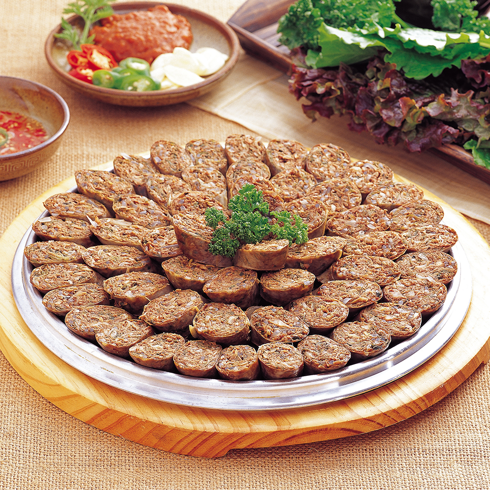 용인 백암 순대 토종 김치 백순대 찰순대 500g 1kg : 하울Food