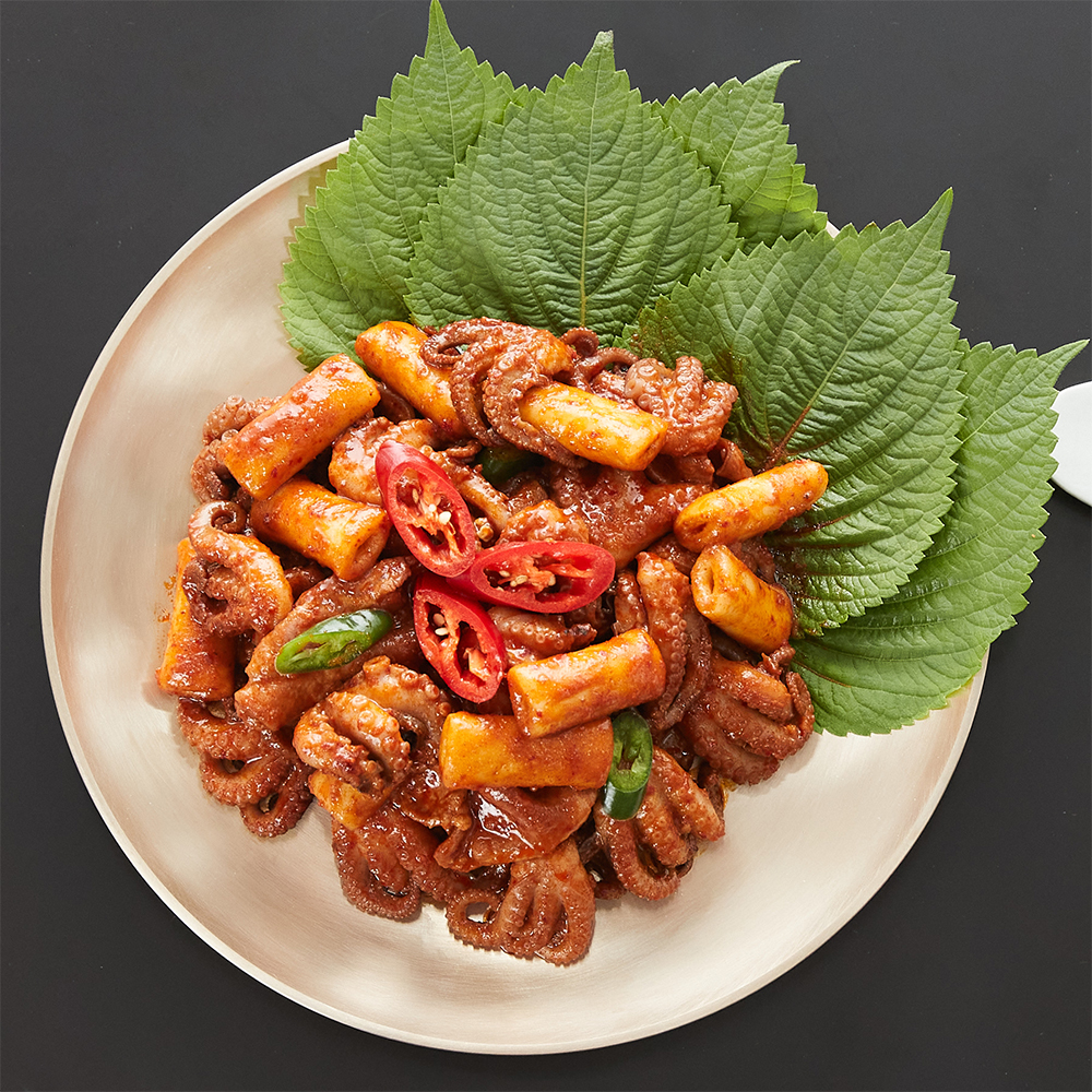 맛있게 매콤한 쭈꾸미 볶음(파우치), 쭈꾸미 떡볶이(파우치), 쭈꾸미 삼겹살(알루미늄 용기) - 2팩 기준 : 뒷마켓