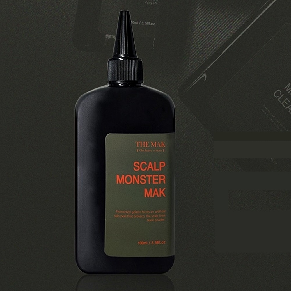 천연 몬스터 막 흑채 두피 모발보호 클렌져 고정 탈모 방지 케어 : okey shop