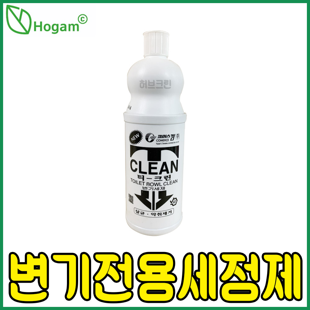 티크린 3.75L 변기세정 악취제거 화장실청소 타일세제 코머스켐정품 : 허브크린