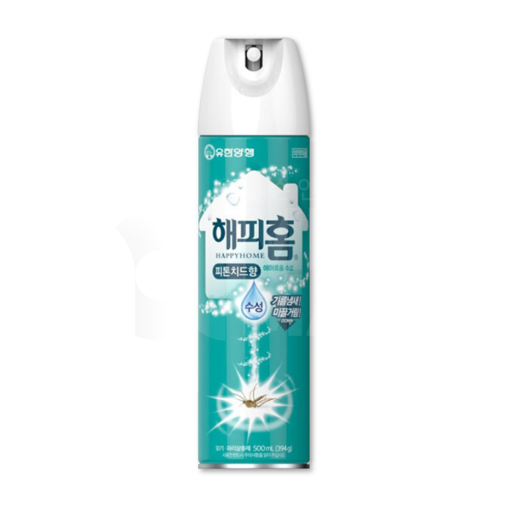 유한양행 해피홈 에어로솔 수성 피톤치드향 500ml : 메카 몰
