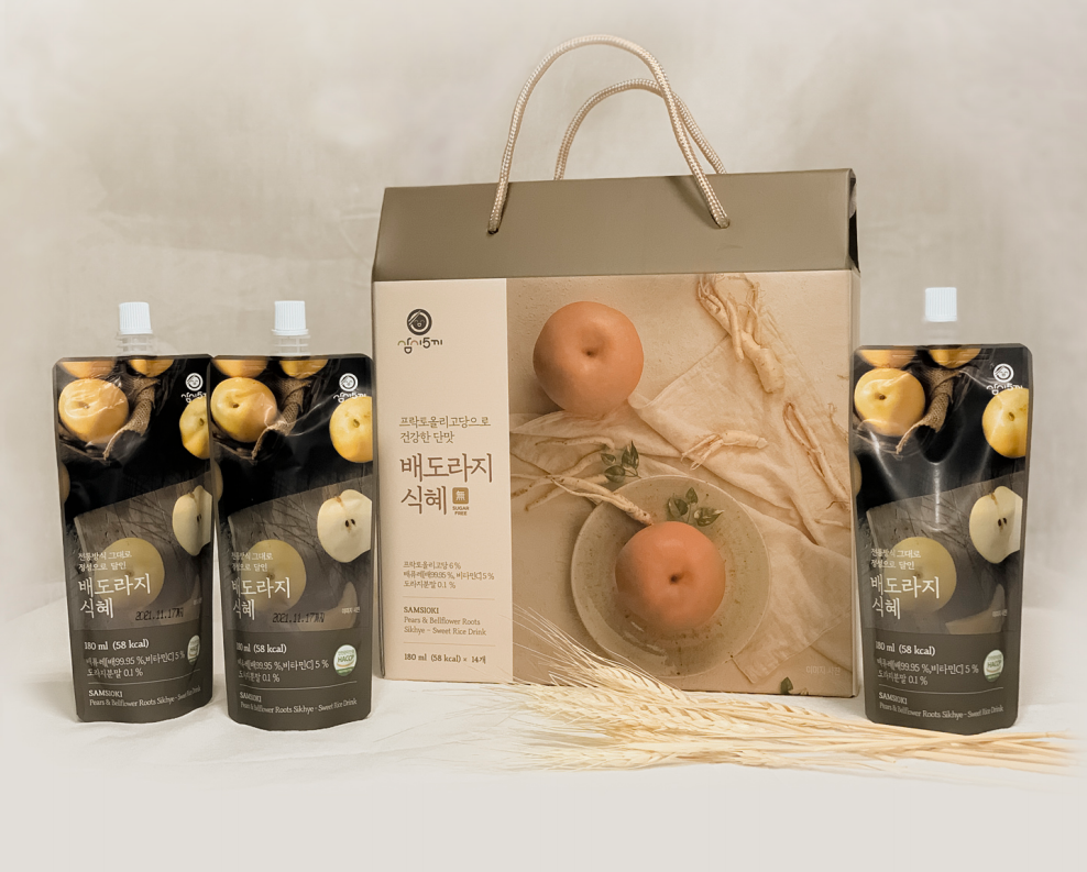 미미다방 배도라지 무설탕 전통 식혜 건강음료 선물세트 180ml x 14팩 기침에 좋은 차 기관지건강 : 대유잼떡볶이