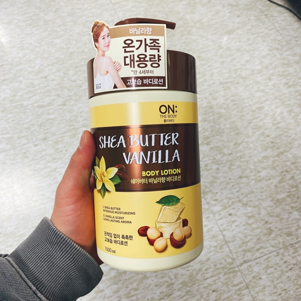 온더바디 시어버터 바닐라 바디로션 1000ml : 쿨룩스토어