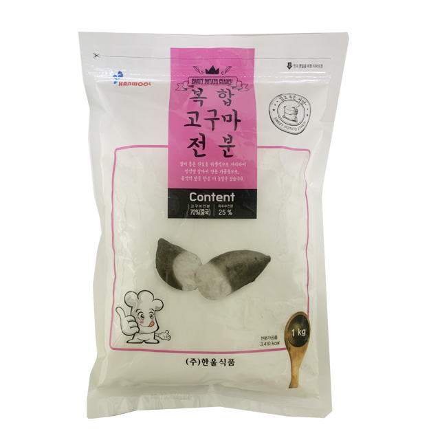 고구마전분 1kg 10개입 1BOX 한울식품 복합고구마전분 : 미채움푸드