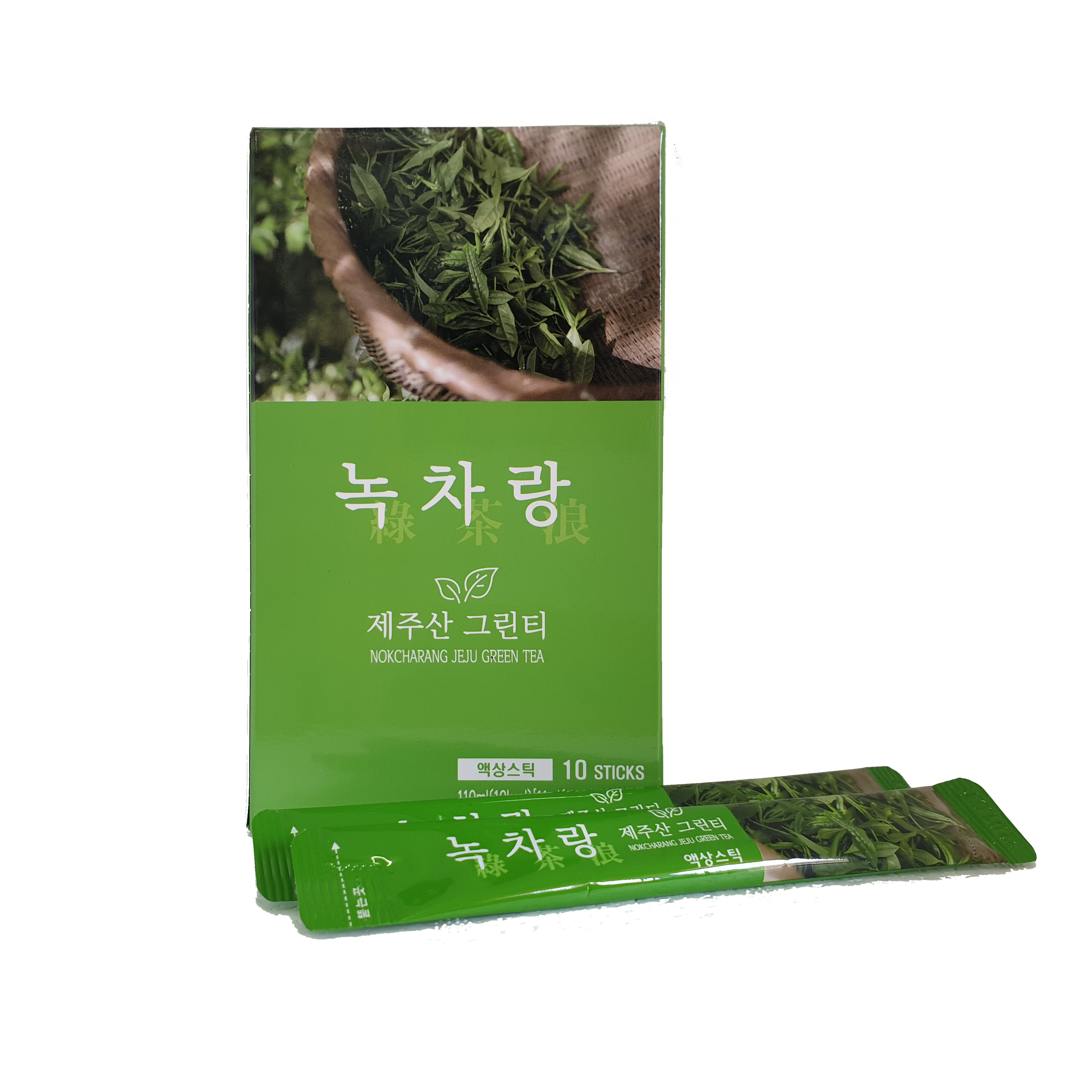 녹차랑 유기농 제주 그린티 녹차 액상 스틱 말차 라떼 홍차 우롱차 11mlX10ea 4상자 : 전주커피공장