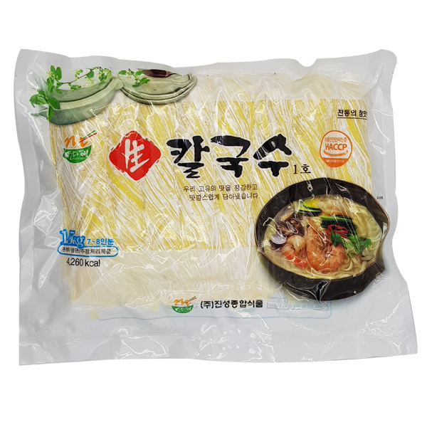 진성 면다해 생 칼국수1호 1.5kg : 코리아분식몰
