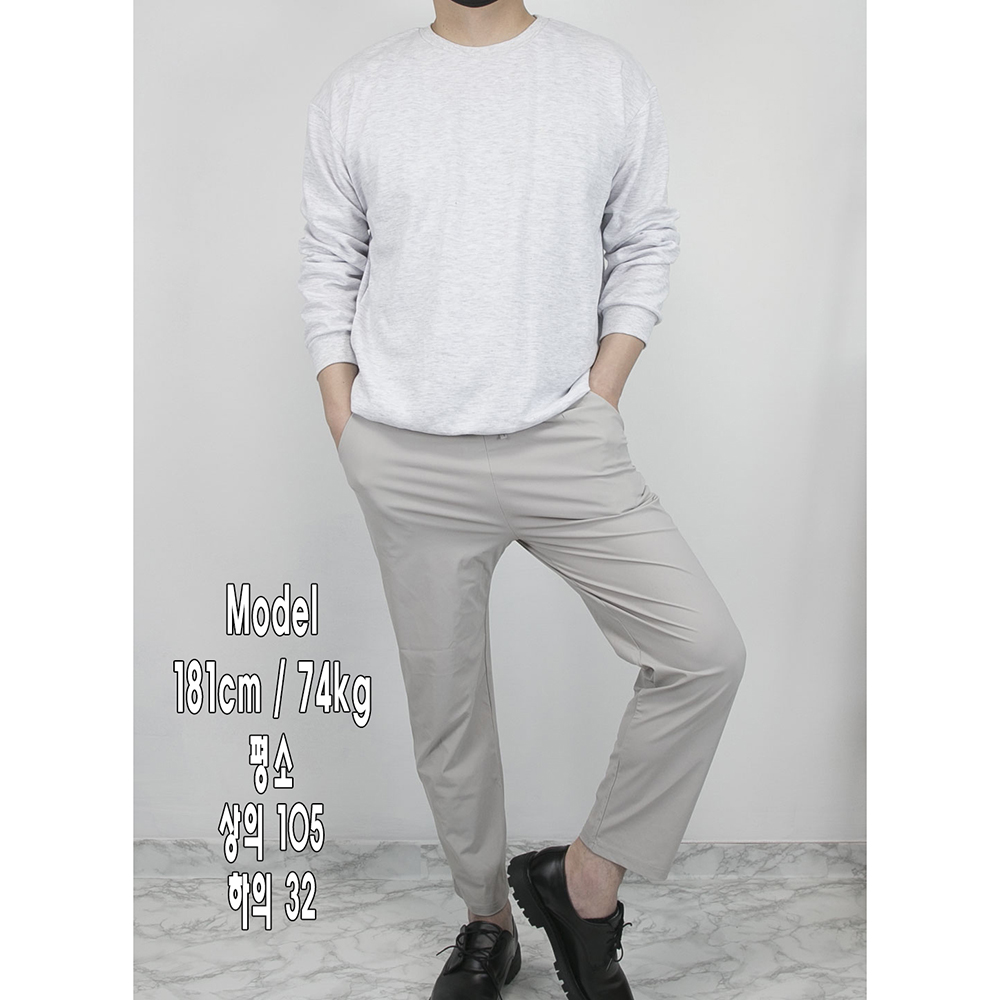 [무배]1+1봄 겨울 커플 부모님 민트 하늘 흰색 네이비 파란색 보세 특양면 무지맨투맨 : PPhomme - 피피옴므