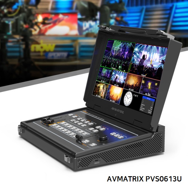AV Matrix PVS0613U / 6채널 포터블 비디오 스위처 / 라이브스트리밍기능 : 리바이트
