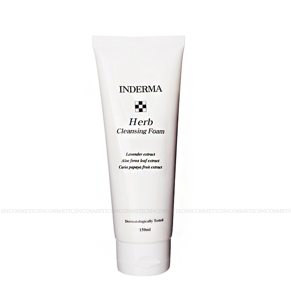 [INDERMA] 인더마 허브 클렌징 폼 150ml 식물성 천연 클렌징폼 : 에스엔투