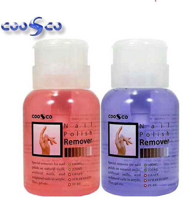 COOSCO 비자극 네일 리무버 폴리쉬 네일샵 아세톤 220ml 500ml : 에스와이 미용