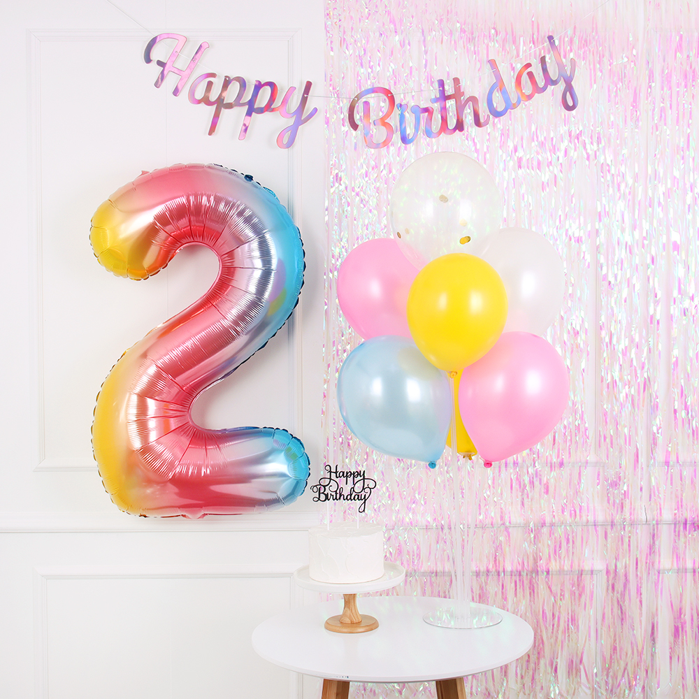 해피벌스데이 생일축하풍선 해피심플 슈팅스타 : 에스엠파티