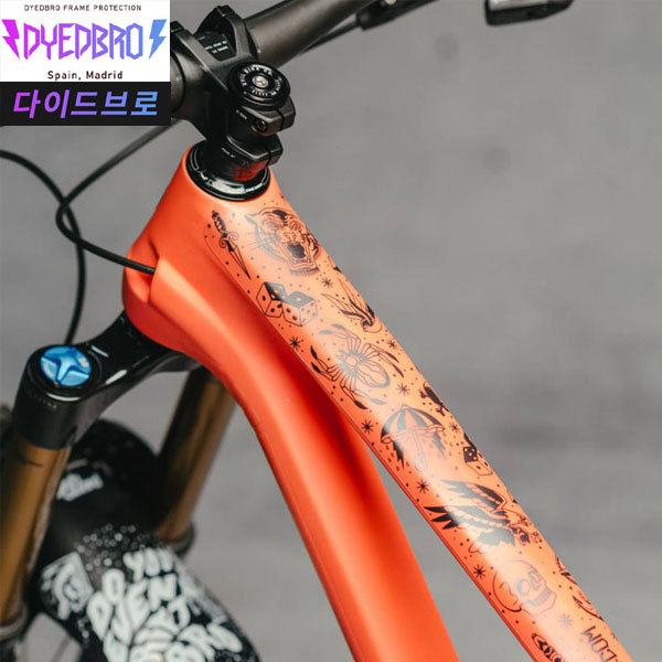 다이드브로 타투 자전거보호필름 스페인산 DYEDBRO FRAME PROTECTION : 아이디 바이크