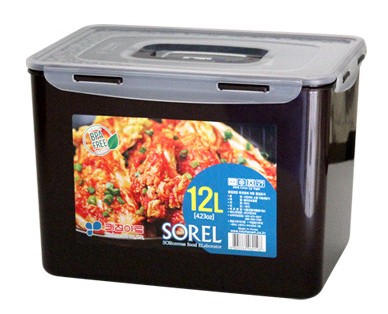 소렐 밀폐 키친아트 쵸코 직사각 김치통 김치냉장고 용기 8L 12L 15L 20L : 지와이스토리