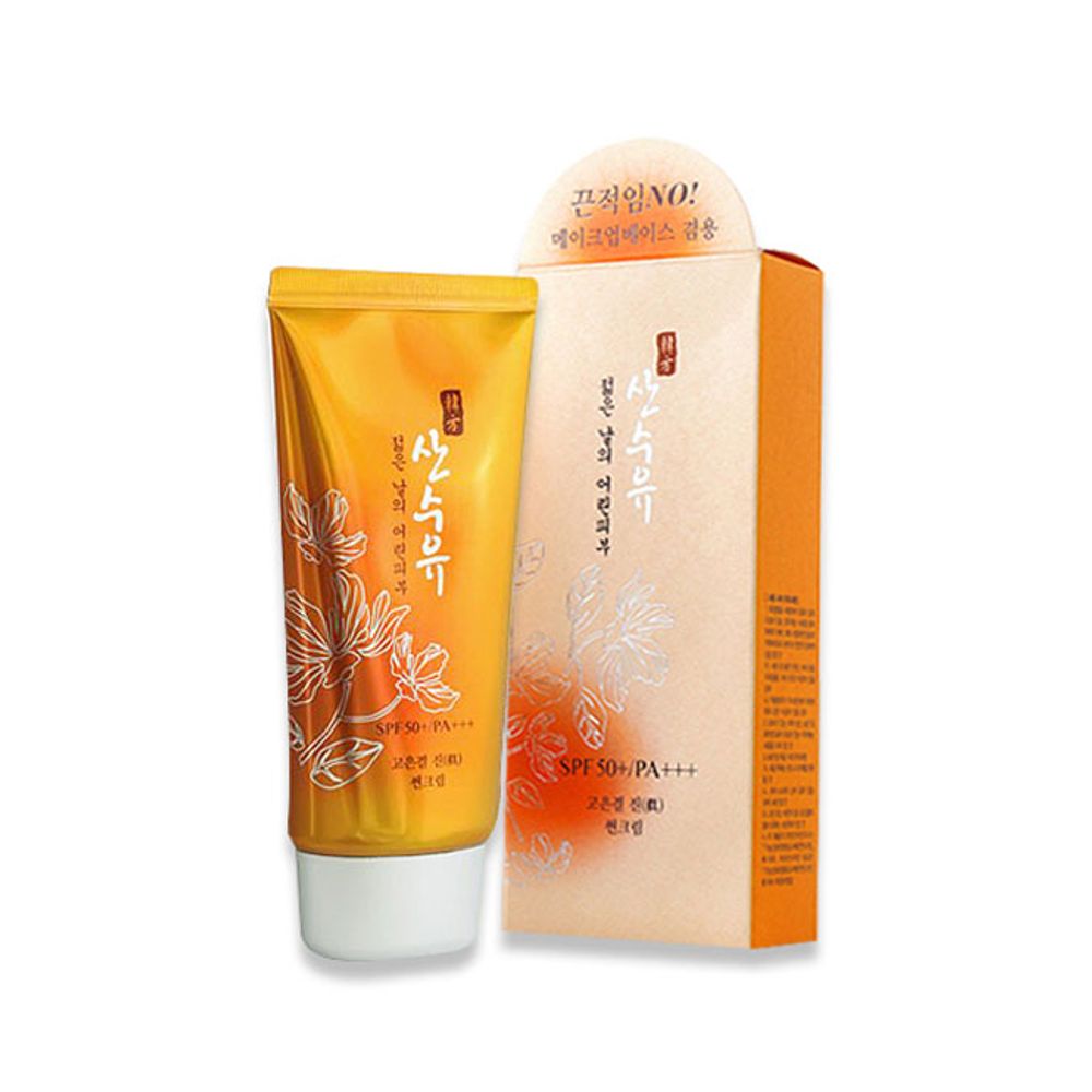 산수유 고은결 진 썬크림 70g 선크림 선케어 자외선 : 구구아이샵