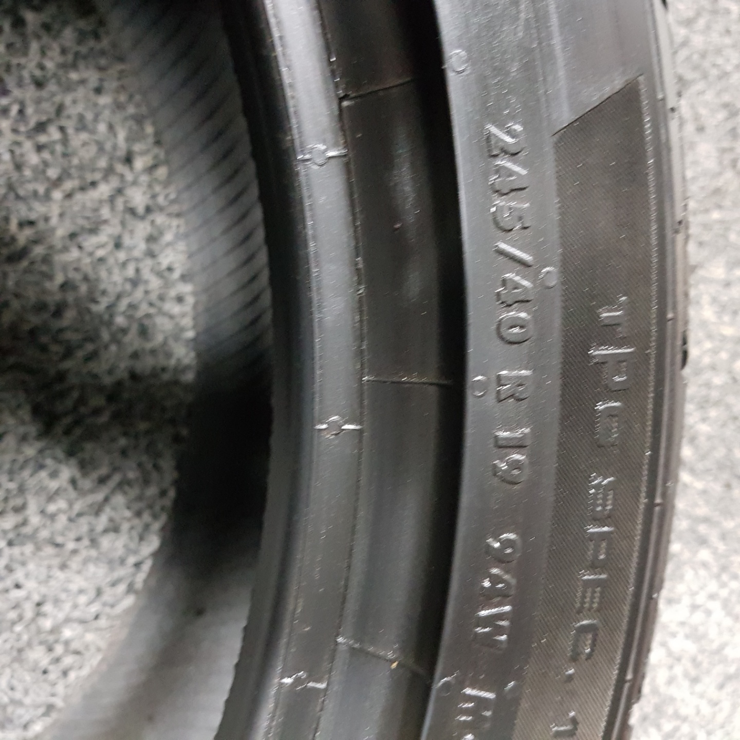 [세종 대전 중고타이어] 콘티넨탈타이어 ContiProContact TX 245/40R19 245 40 19 2454019 중고 판매 무료장착 당일발송 : 꽃보다타이어... 