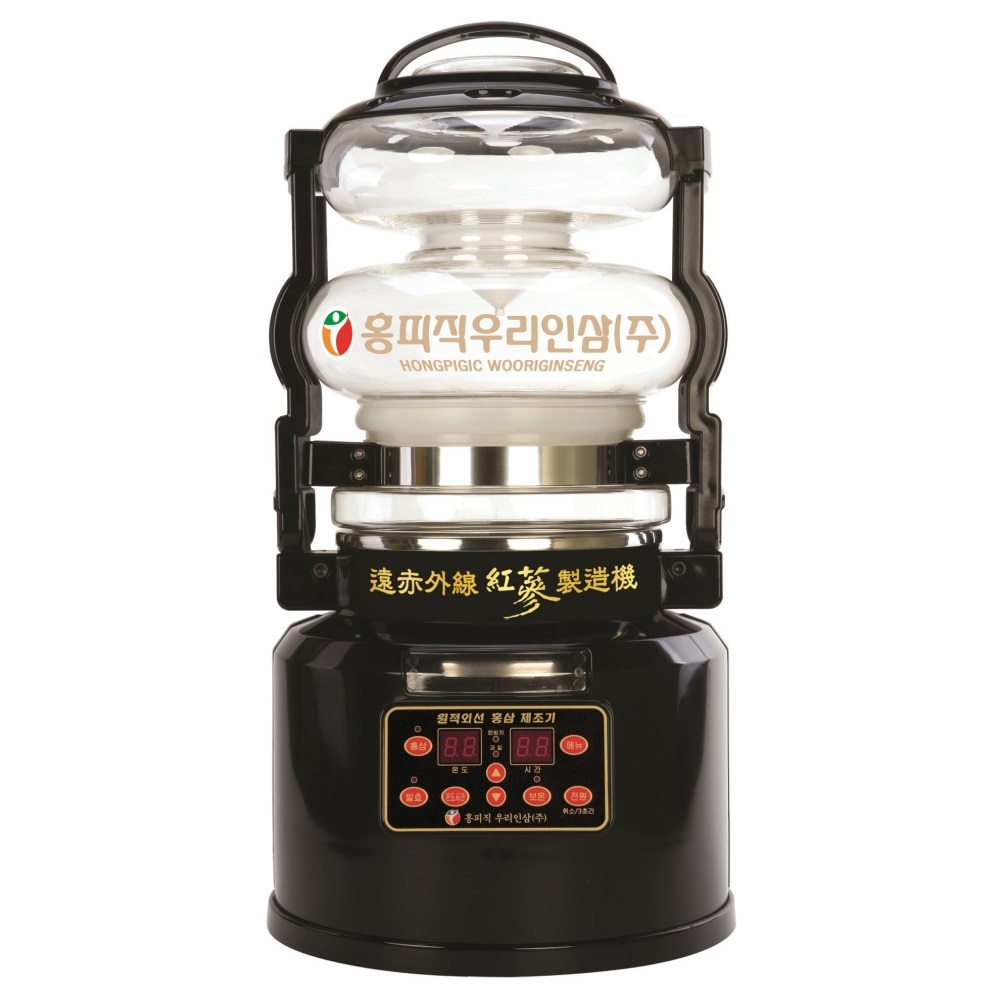 원적외선 홍삼제조기 WR-153 홍피직우리인삼 홍삼제조기 약탕기 온도조절기능 유리용기 : 홍삼세계