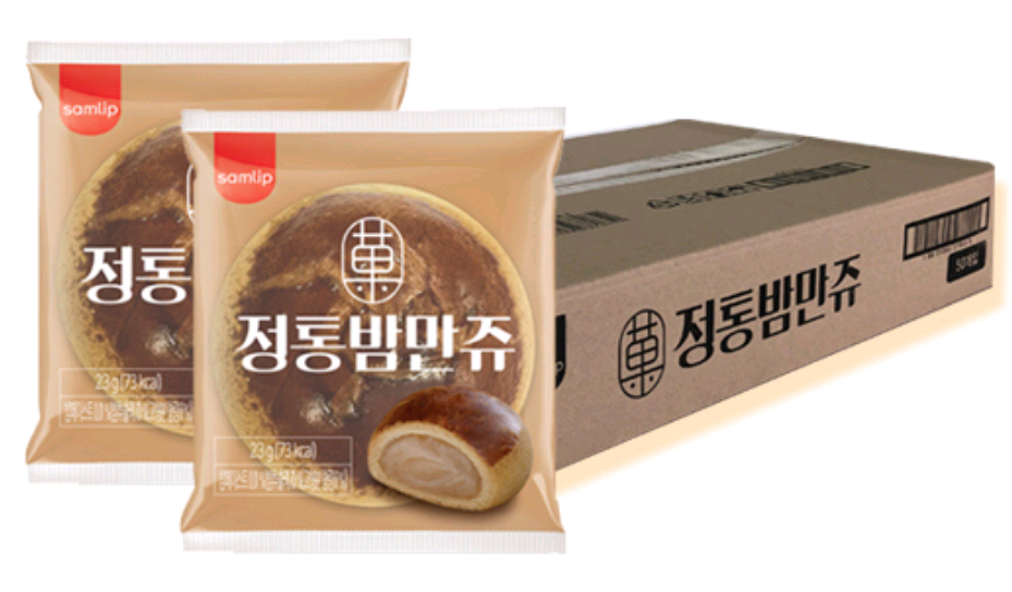 삼립 정통밤만쥬 50개입 한박스 : 윤숍