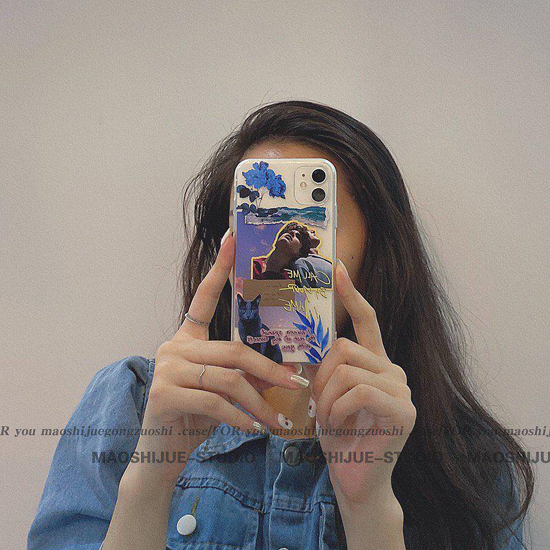 아이폰 콜미바이유어네임 케이스 인스타감성 Apple 11 / 12Promax 휴대 전화 케이스 iPhonexsmax Niche 8 Soft Shell 7plus에 적합한... 