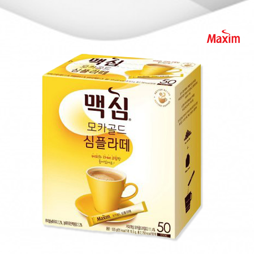 [동서식품] 맥심 모카골드 심플라떼 50T 커피믹스 : 백두산마켓