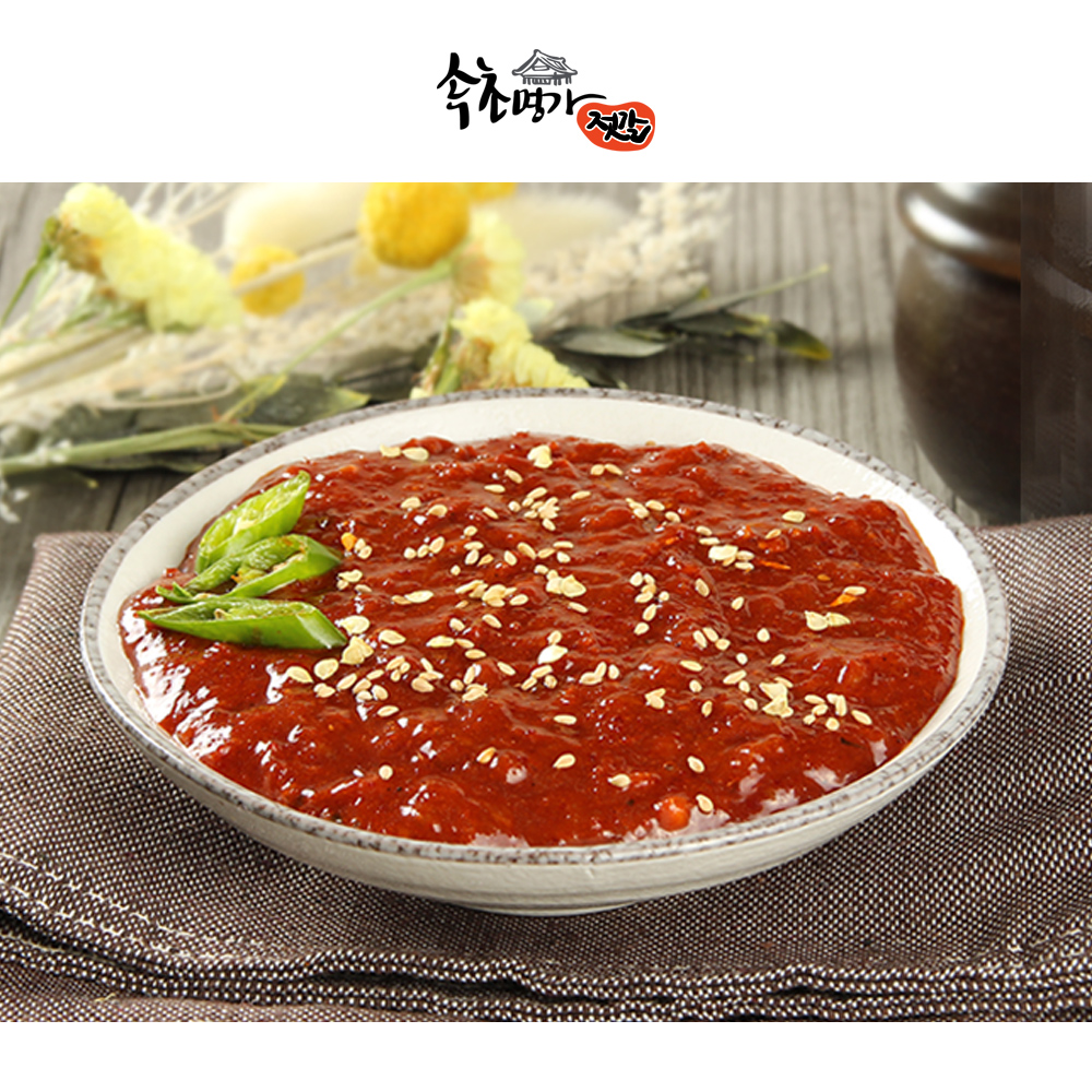 [속초명가젓갈] 야채쌈 고기류와 찰떡궁합 구수한 갈치속젓 300g 600g 1kg 젓갈쌈장 : 속초명가젓갈