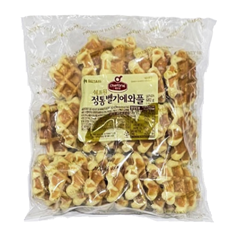 쉐프원 정통벨기에 와플 (670g x 22개), 3봉 : 에스플러스마켓