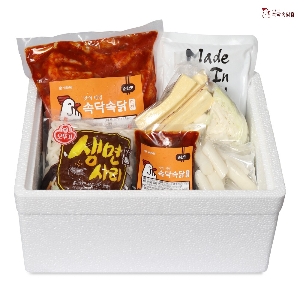 [속닥속닭] 춘천 닭갈비 밀키트3~4인용/숯불용/캠핑용 : 맛의 비밀 속닥속닭 춘천