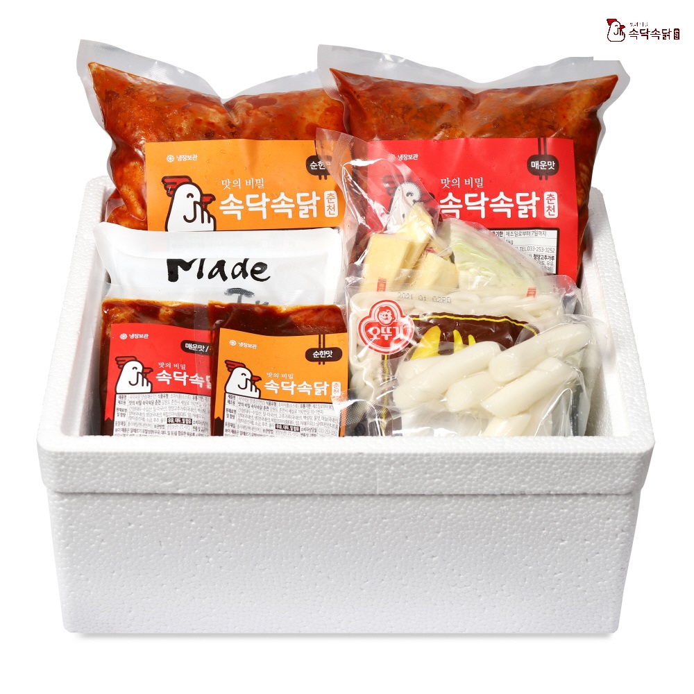[속닥속닭] 춘천 닭갈비 밀키트3~4인용/숯불용/캠핑용 : 맛의 비밀 속닥속닭 춘천