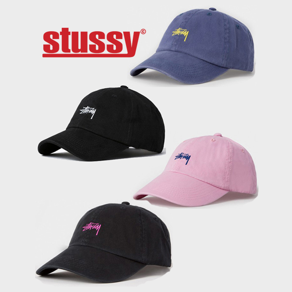 STUSSY STOCK LOW PROFILE STRAPBACK BALL CAP 4COLOR 스트랩 로우 볼캡 : 아메리칸스멜