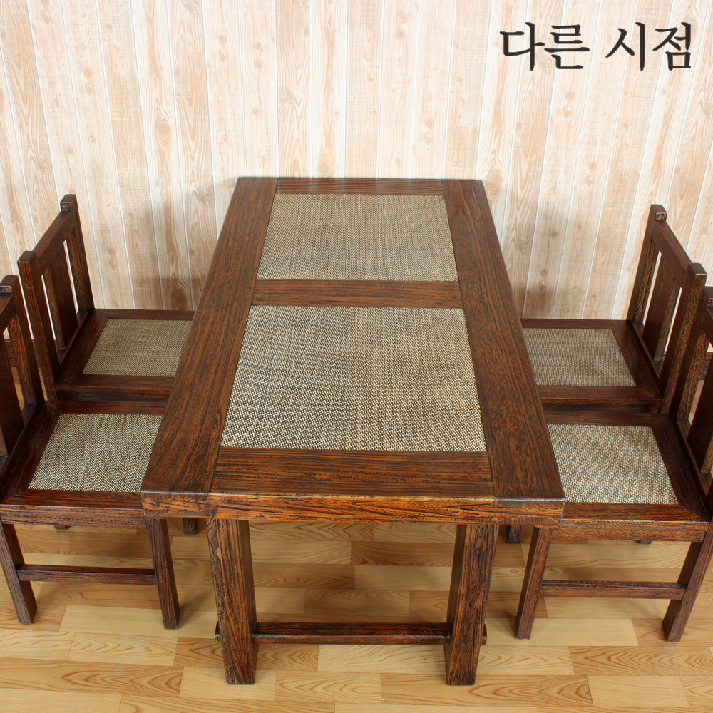 오동아트 죽 원목 4인용 식탁세트 : 오동아트