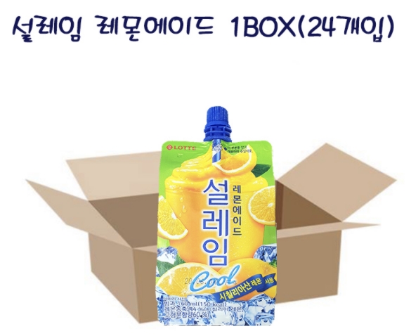 롯데 설레임 레몬에이드 1박스  24개입 : 일만상회