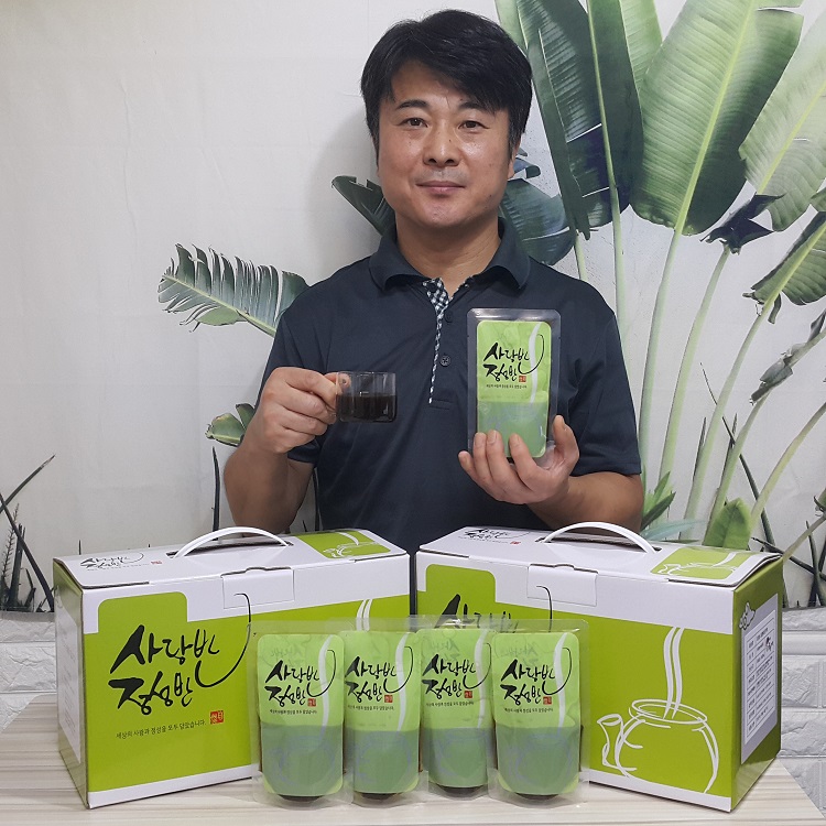 굼벵이 효능 극대화 굼벵이즙 100% 국내산 진액(엑기스 100ml 60포) : 꿈틀농원