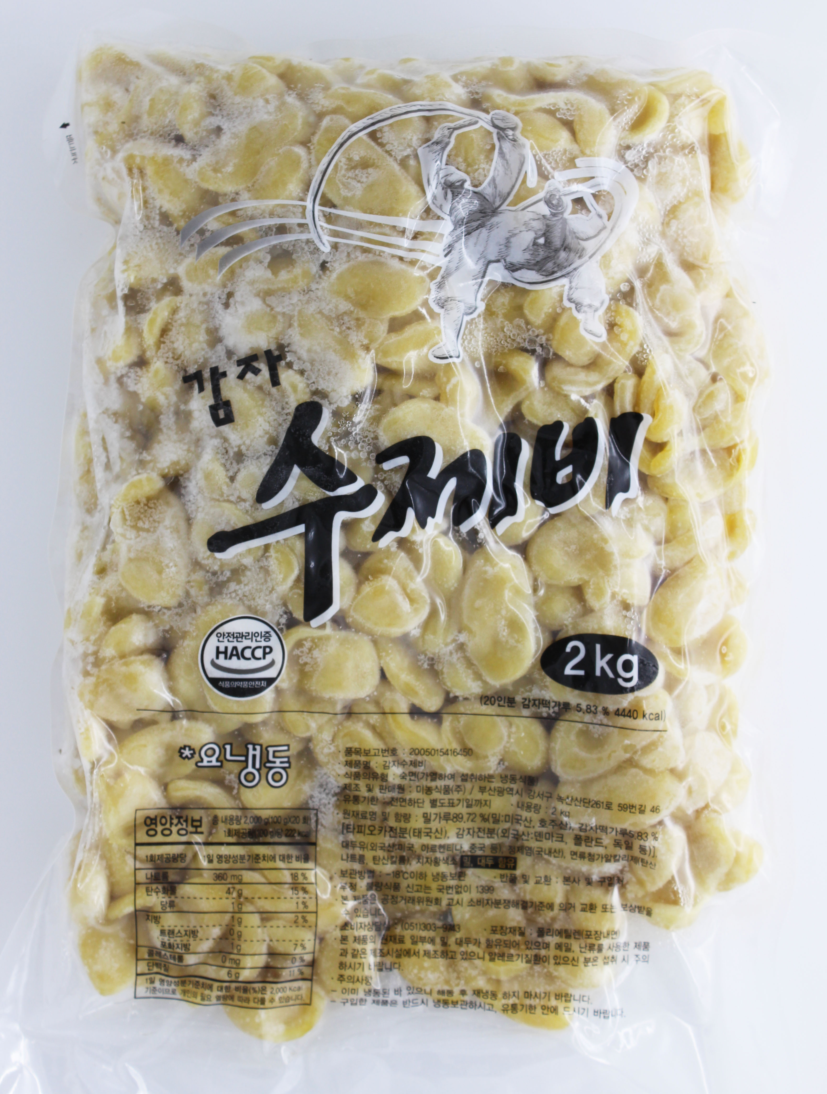 [아이싱싱] 미농 감자수제비 2KG : 아이싱싱