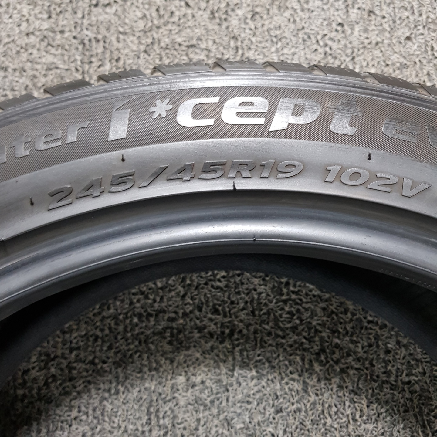 [세종 대전  중고타이어] 한국타이어 W320 Winter icept evo2(겨울용) 245/45R19 245 45 19 2454519 중고 판매 무료장착 당일발송... 