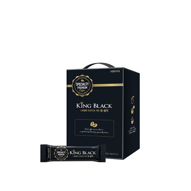 서울우유 킹커피 킹블랙 120T (1.0g x 60개입) x 2입 홈카페 안전발송 : SOON MALL