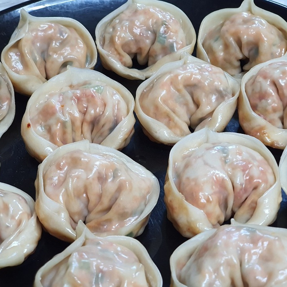 오똑팜 손으로 직접 만든 수제만두(김치,고기) : 오똑팜