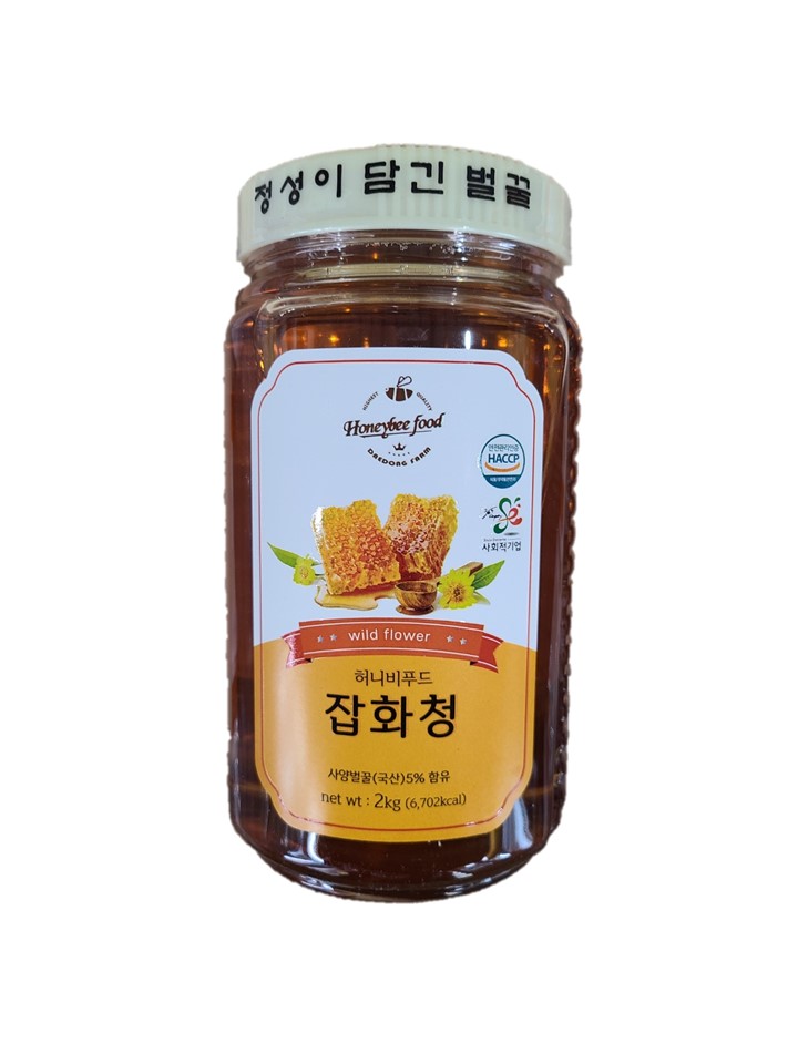 청림 잡화청 2kg 벌꿀 : 곰소식자재