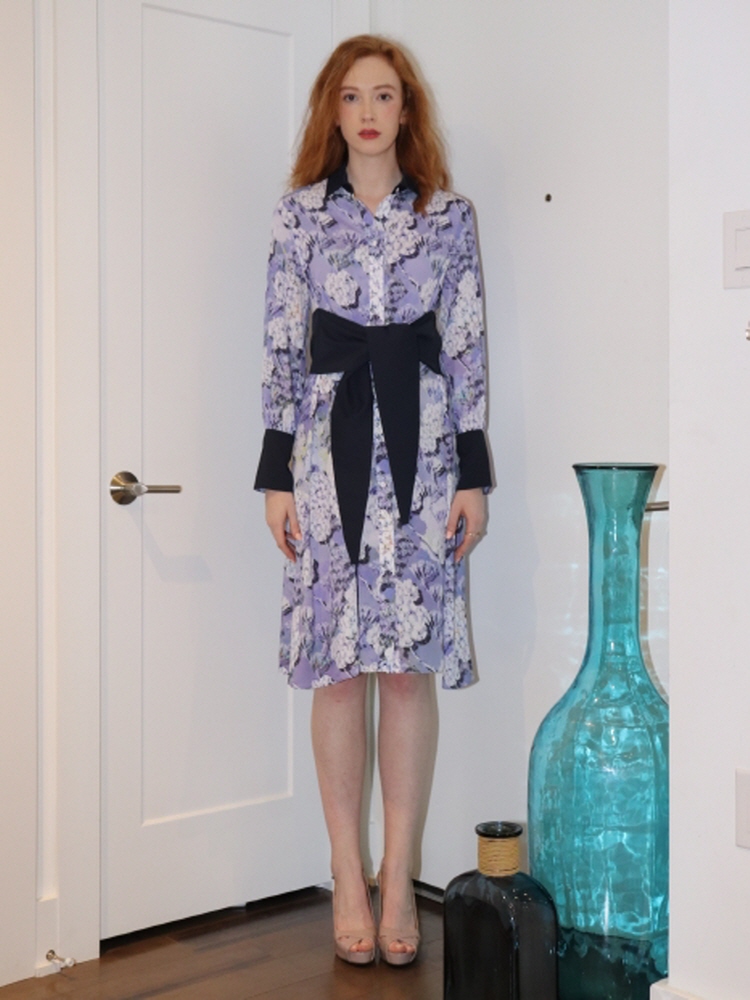 [엔엔에이] 21SS컬렉션_한나 원피스_라벤더 플라워_M Only Available : NNA Fashion
