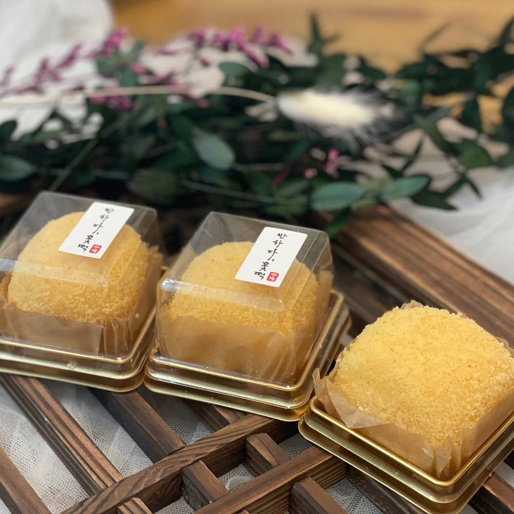 반하다 꽃떡 수제 황치즈 크림 찹쌀떡 답례떡 선물용떡 개별포장 : 반하다꽃떡