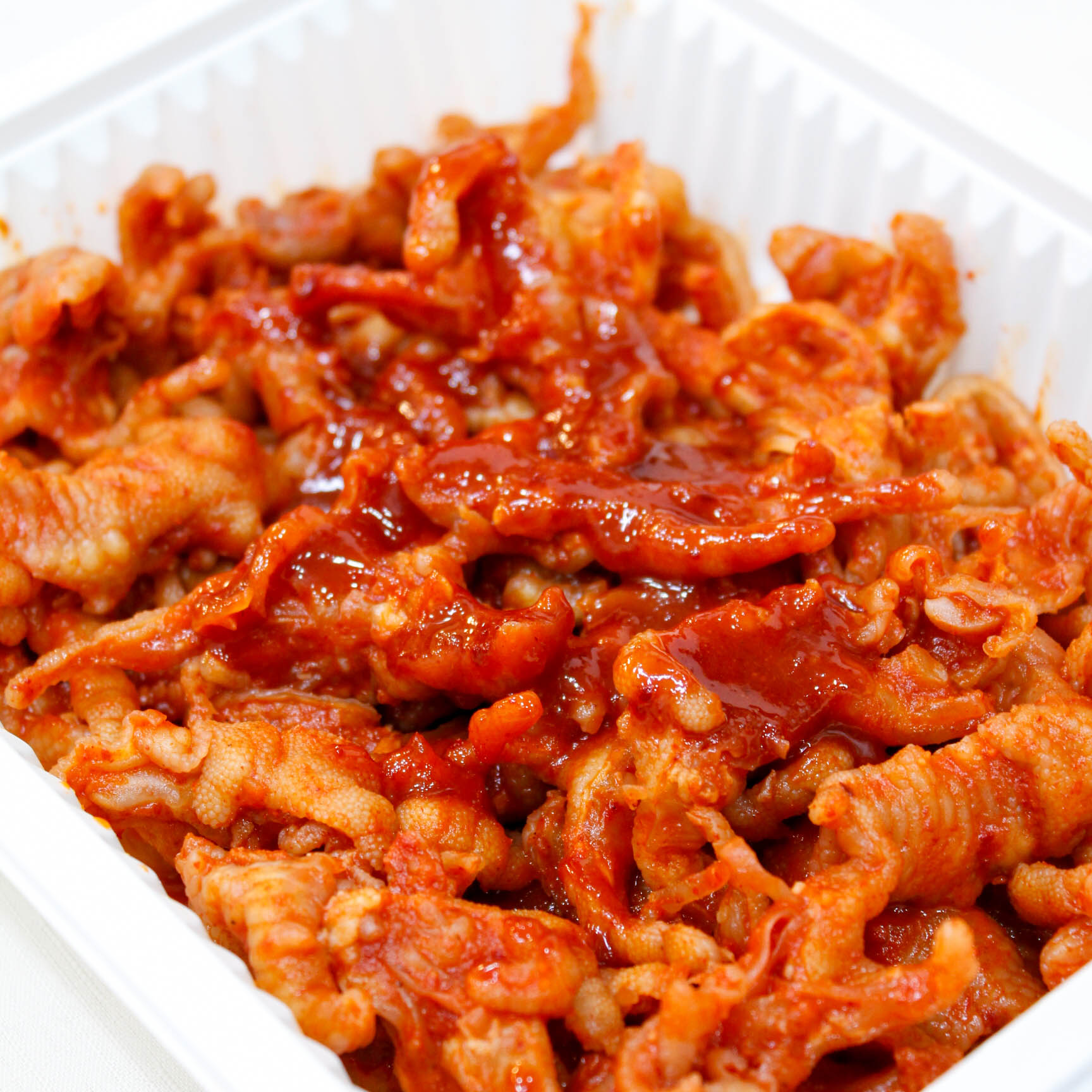 [금천구 배달] 국내산 무뼈양념닭발 400g [현대 현대닭집] : 동네시장 장보기