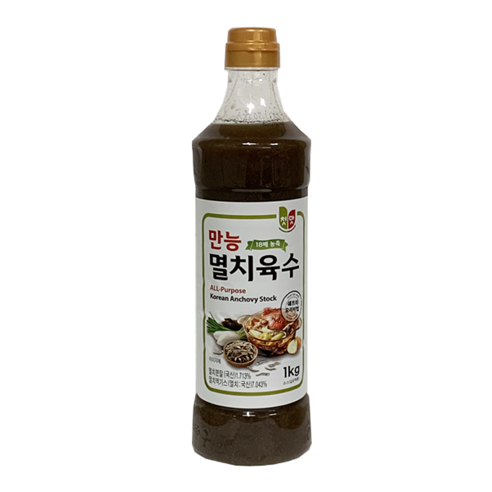 청우 만능 멸치육수 모밀소스 오뎅탕 육수 해물맛 진국 닭육수 : 미채움푸드