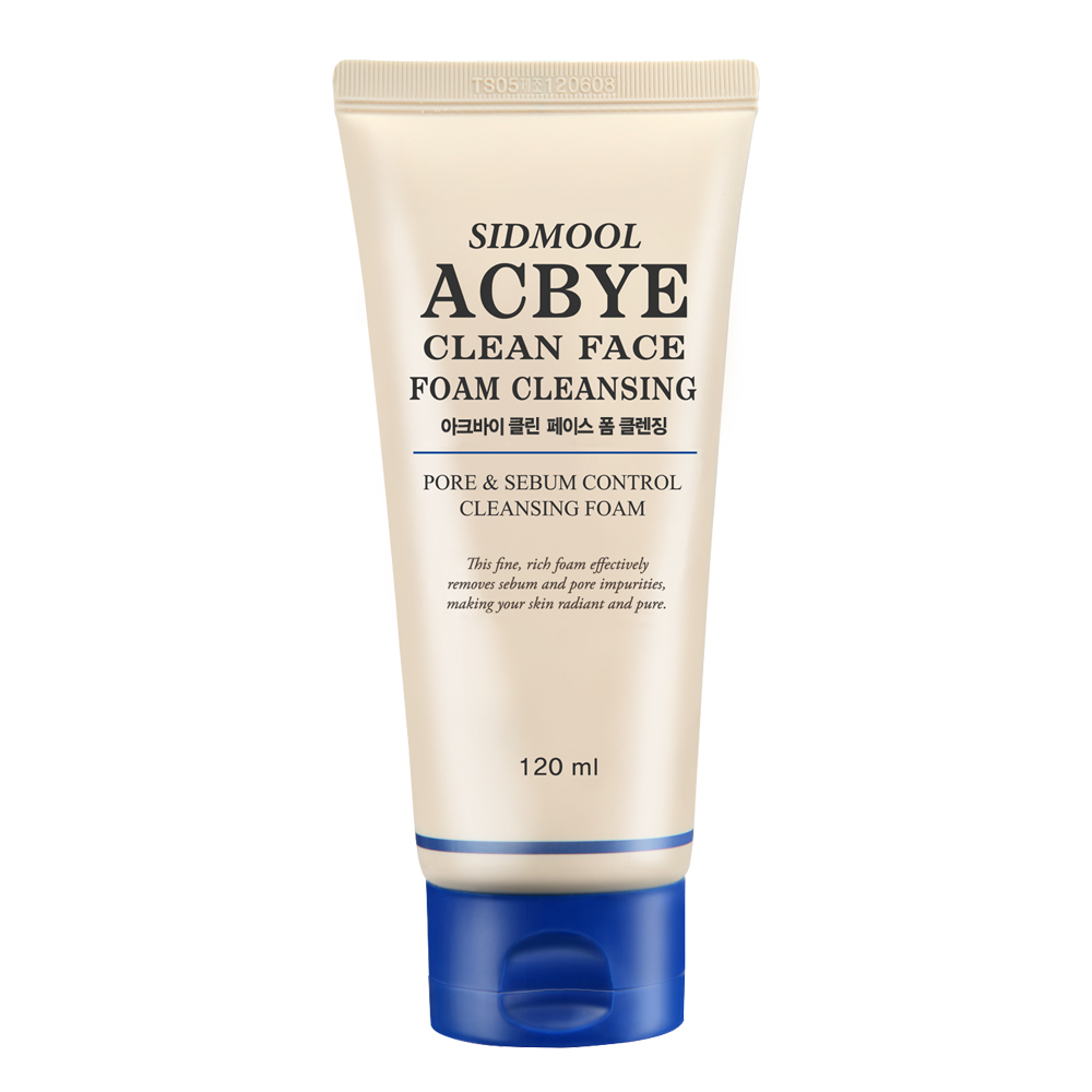 시드물▶아크바이 클린페이스 폼클렌징 120ml/순한클렌저/클렌징/모공/ACN/ACBYE/그리놀/지성피부클렌저/화장품 : 시드물