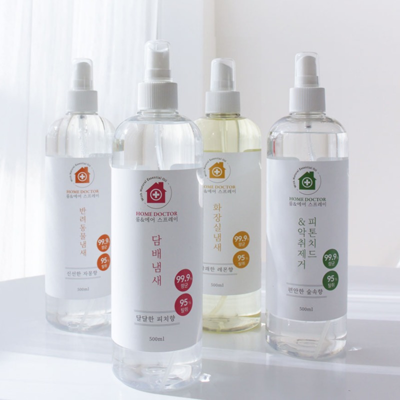 THS 더허브샵 홈닥터 룸&에어 스프레이 500ml 8종택1 : 허브네이처