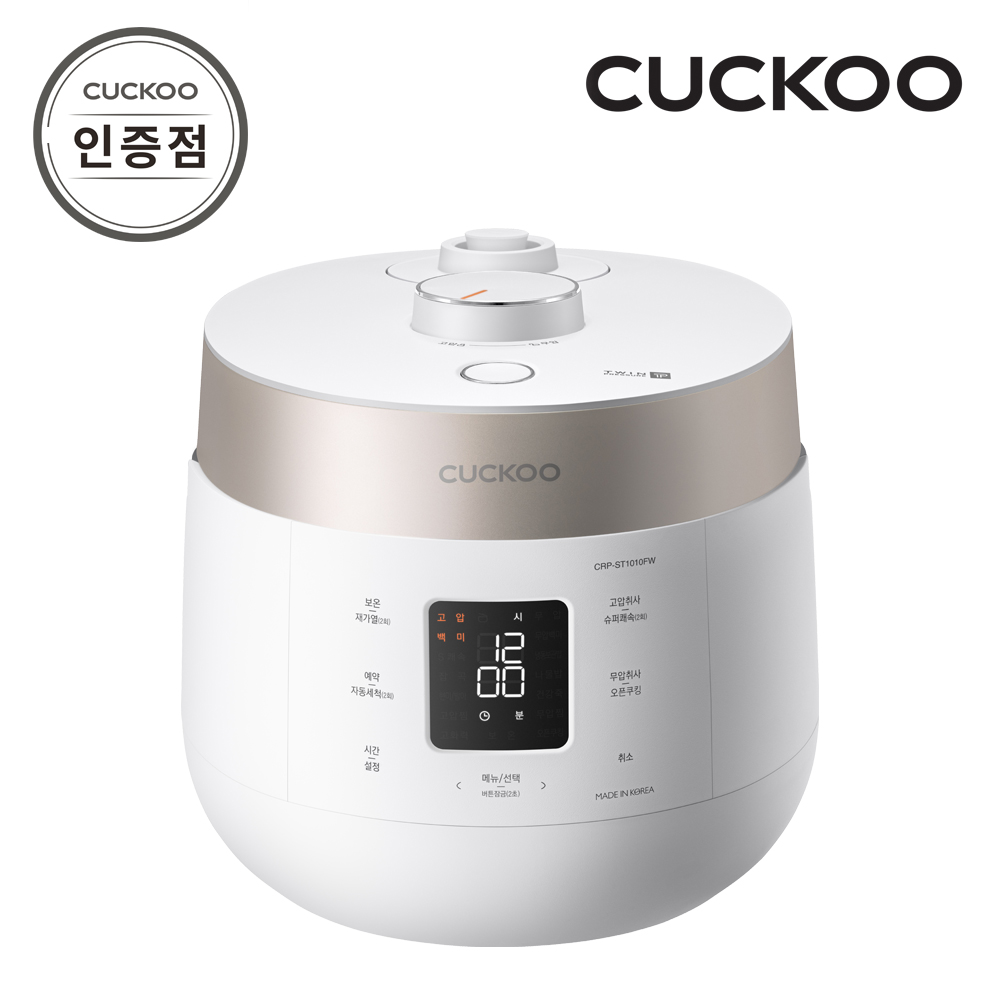 쿠쿠 CRP-ST1010FW 10인용 트윈프레셔 전기압력밥솥 공식판매점 : 에스제이씨오 주식회사