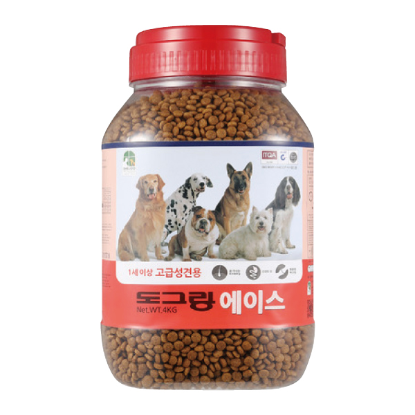 도그랑 강아지 애견사료 어덜트 골드 클래식 에이스 통 2kg : 더펫유통