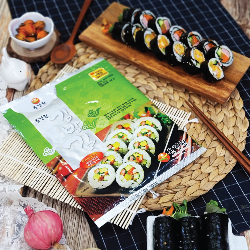[온정원] 두 번 구운 바삭 고소한 김밥김 20g(10매) : 온정원