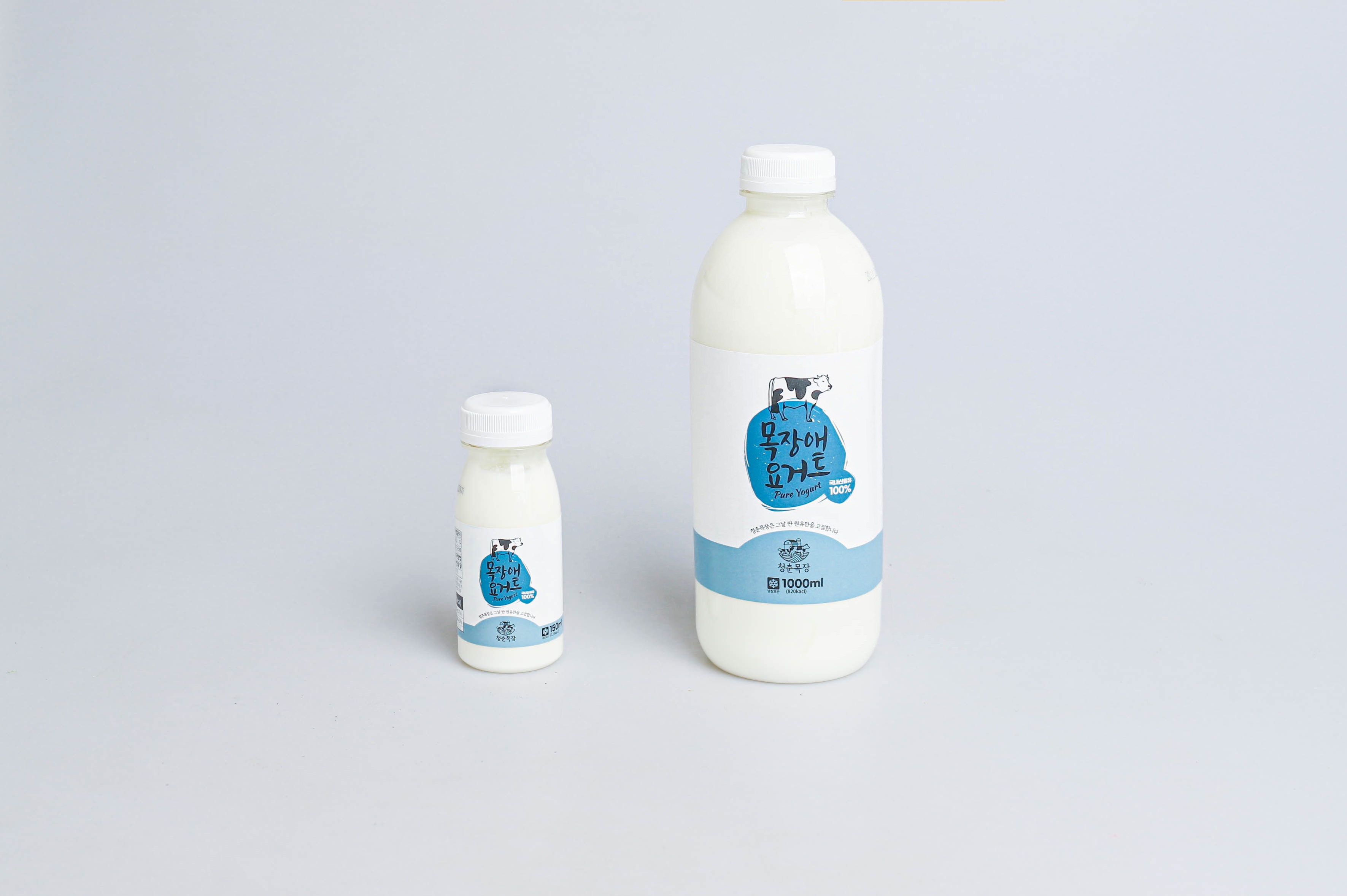 청춘목장 목장애요거트 150ml 1000ml, 블루베리요거트 150ml : 청춘 목장