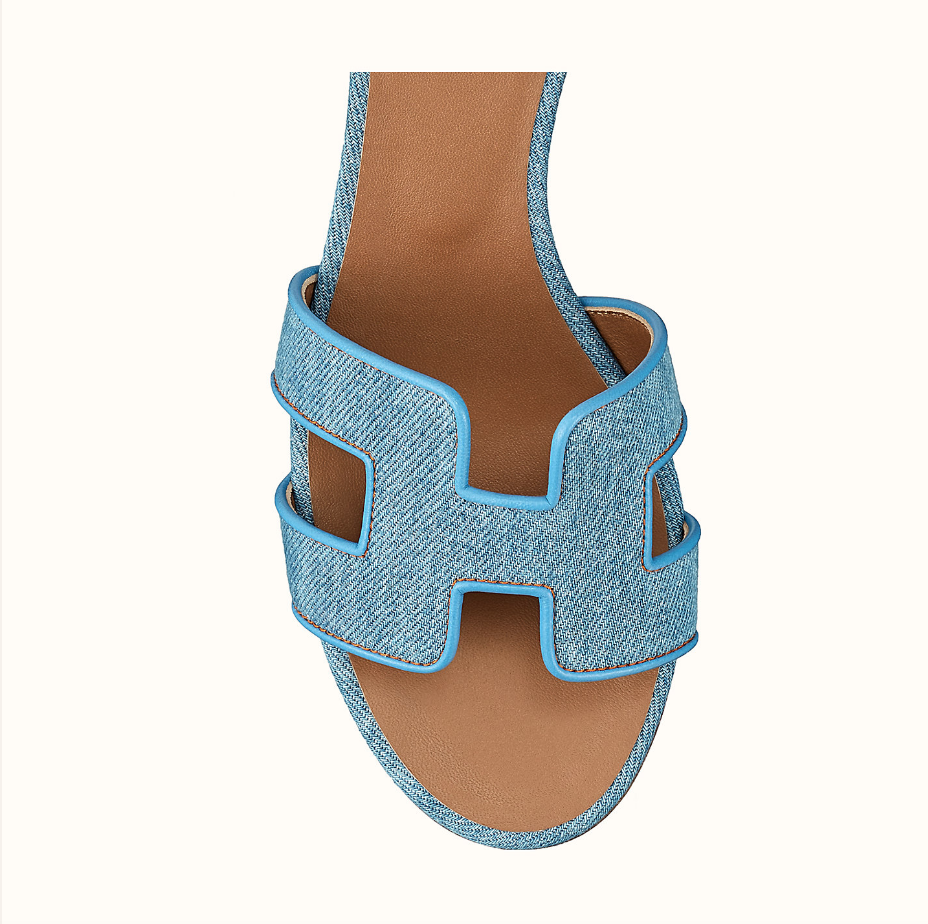 에르메스 OASIS 오아시스 블루 데님 슬리퍼 샌들 Hermes Bleu Clair slippers sandals : AT SSONG